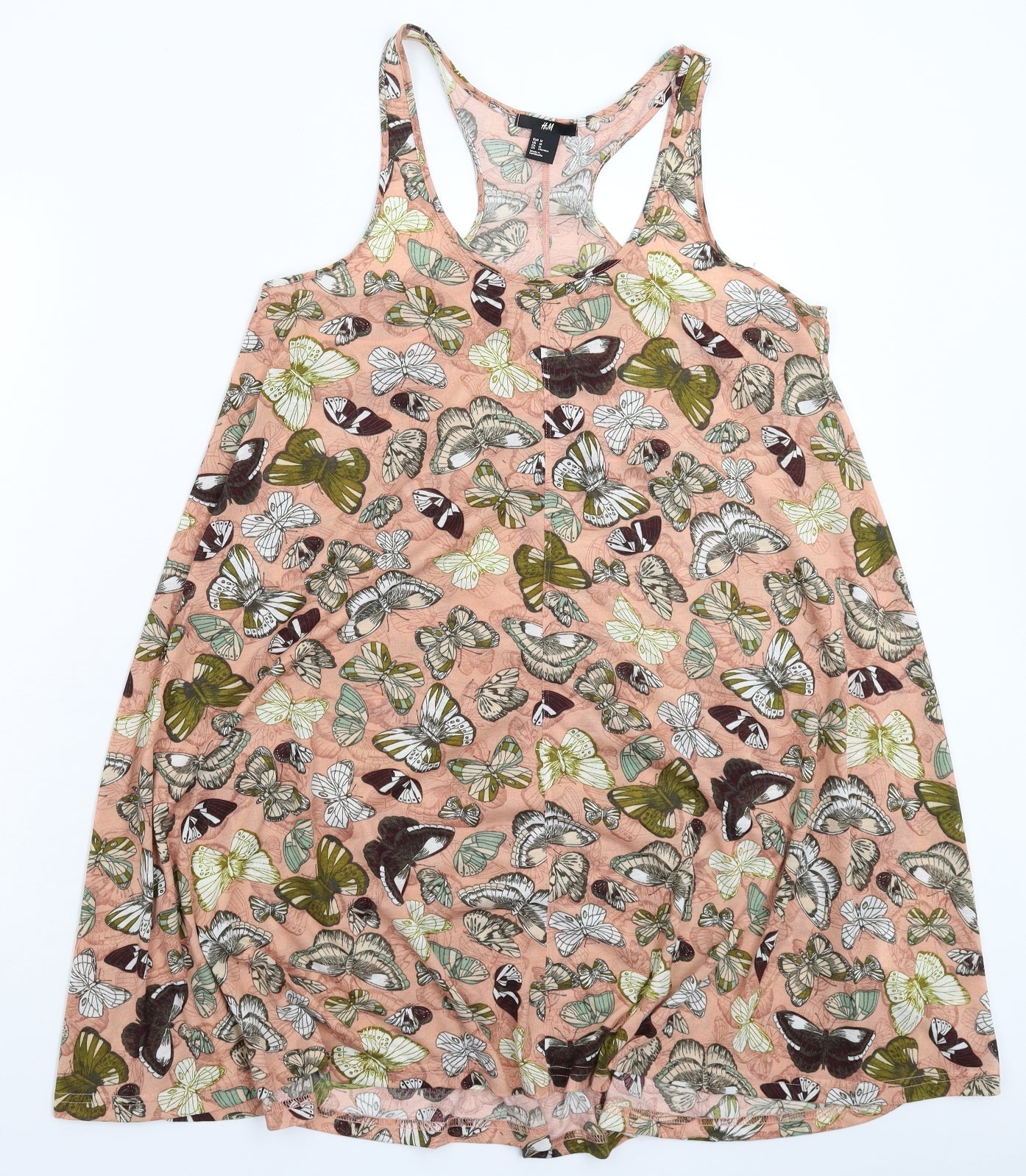 H&M Womens Beige   Tank Dress  Size M