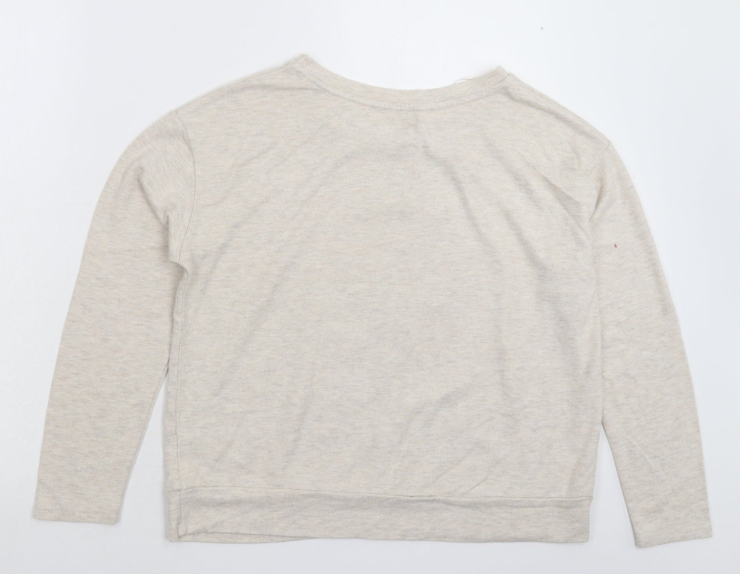 Primark Womens Grey Solid  Top Pyjama Top Size 14