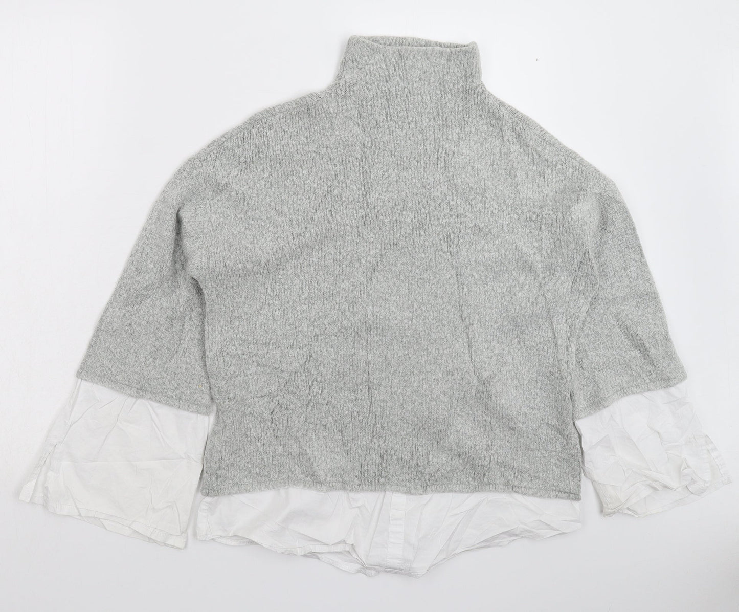 Urban Bliss Womens Grey  Knit Pullover Jumper Size 16