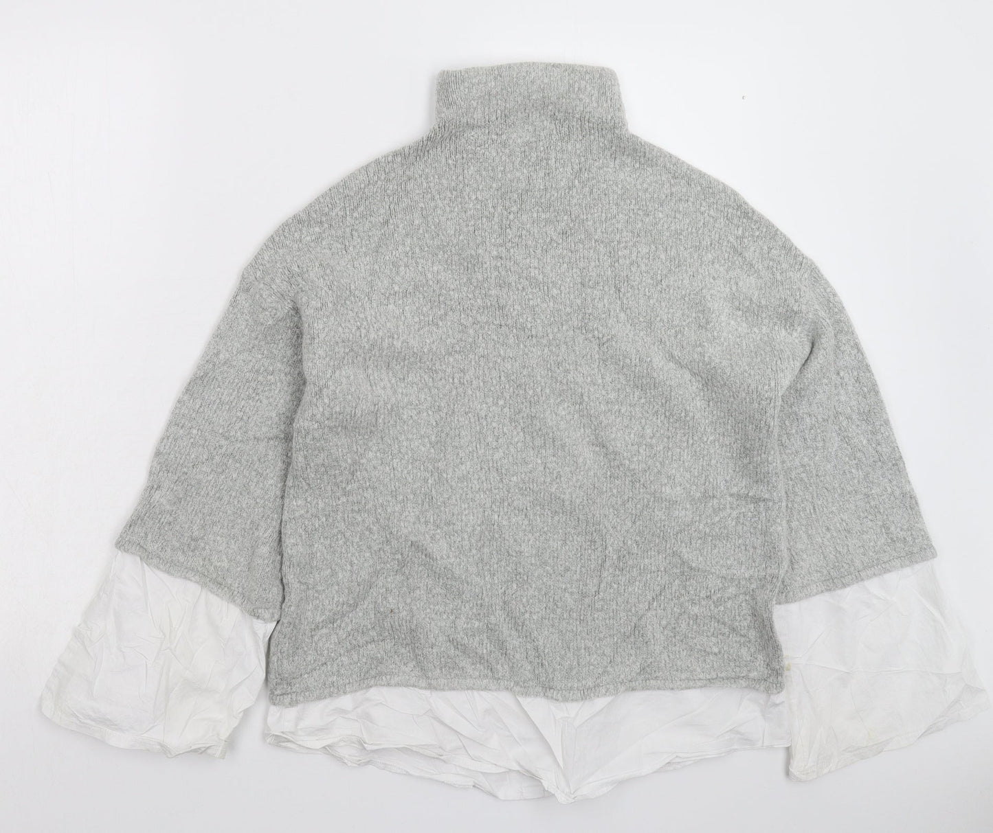 Urban Bliss Womens Grey  Knit Pullover Jumper Size 16