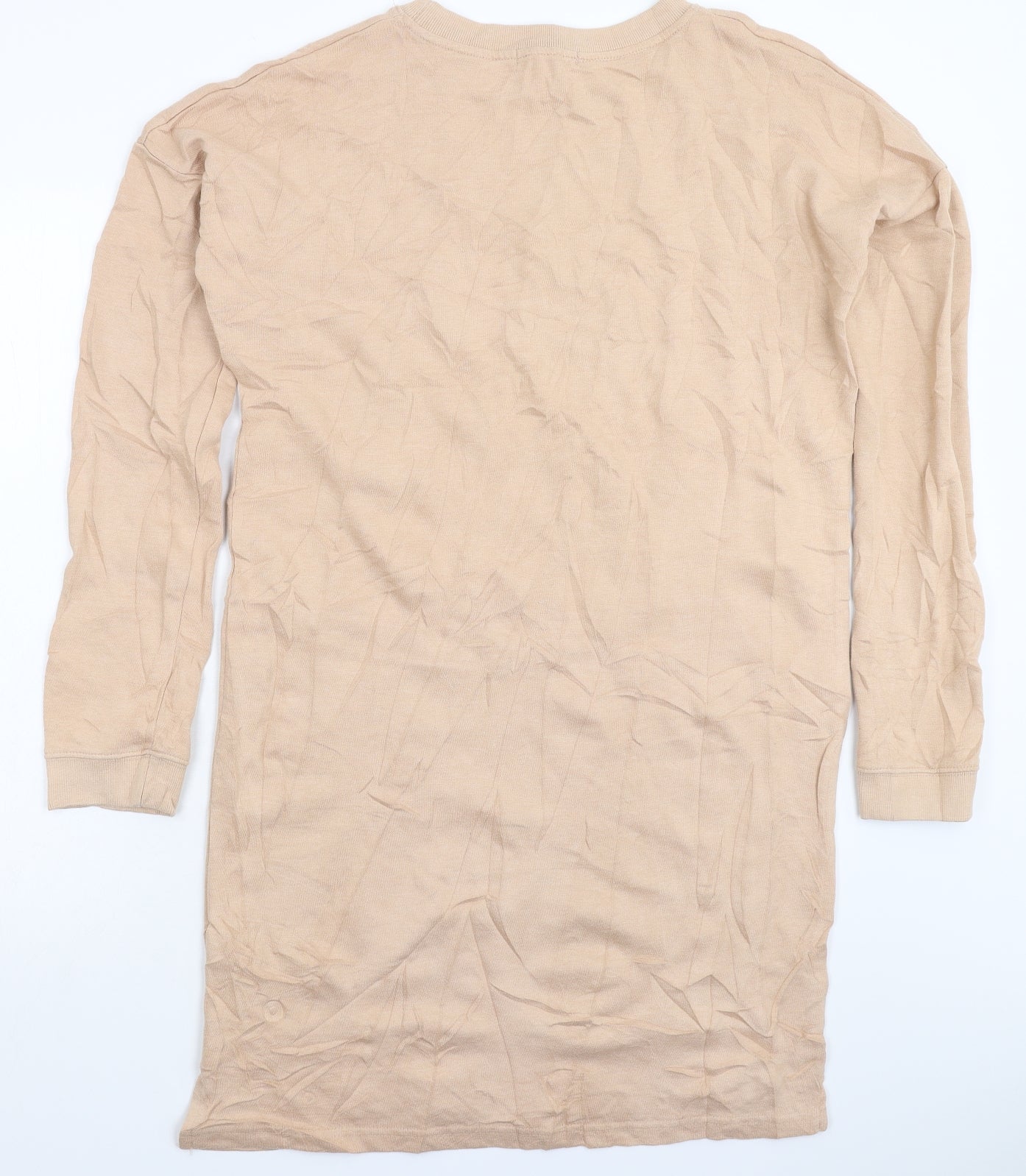 Missguided Womens Beige   Jumper Dress  Size 10