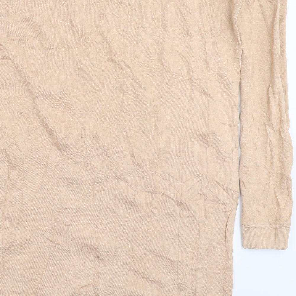 Missguided Womens Beige   Jumper Dress  Size 10