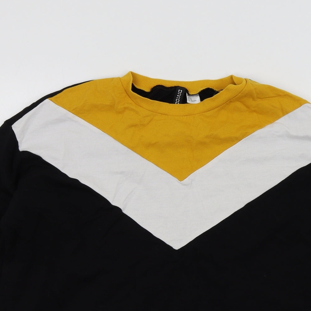 H&M Womens Black   Pullover Jumper Size M