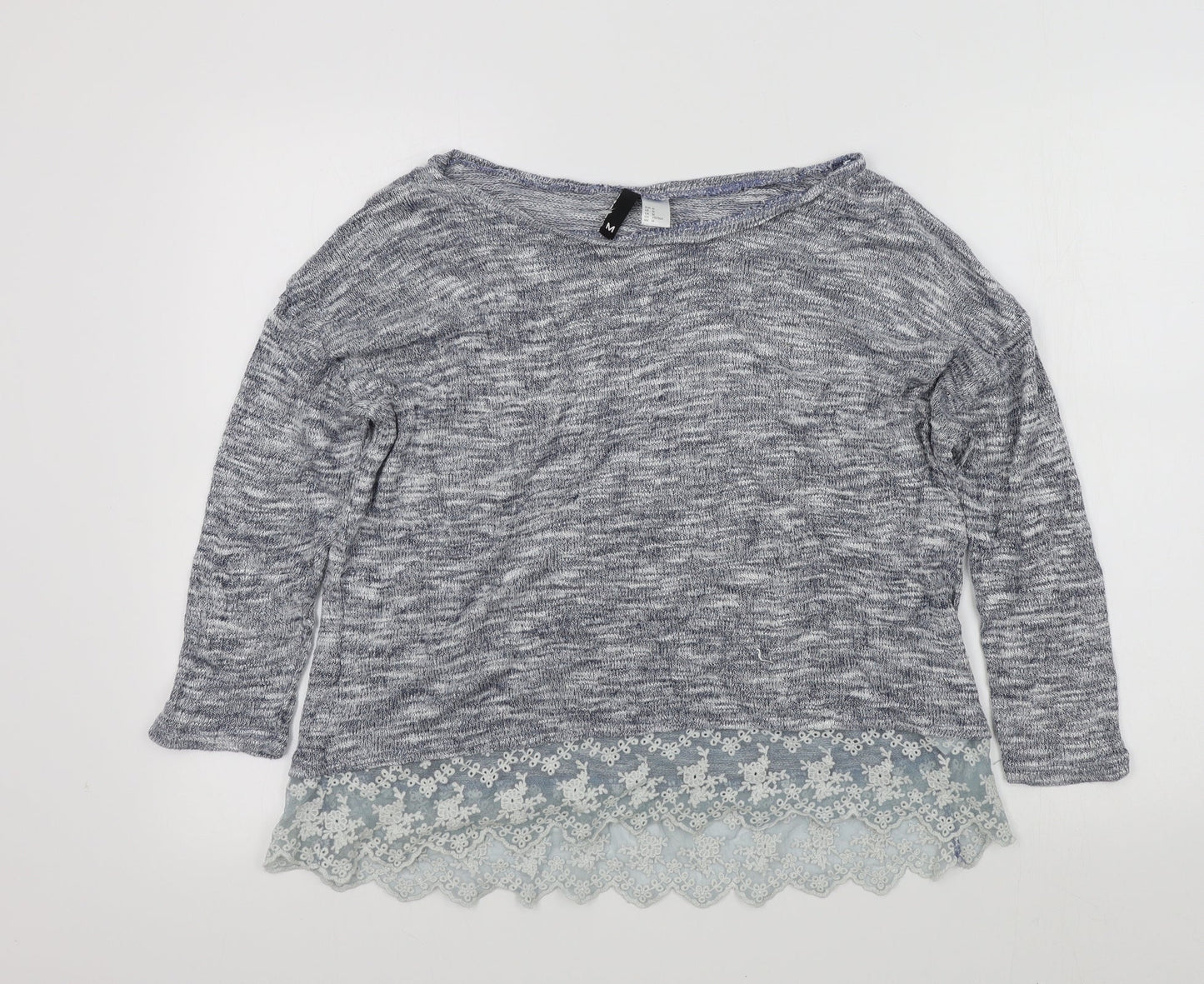 H&M Womens Blue   Pullover Jumper Size M