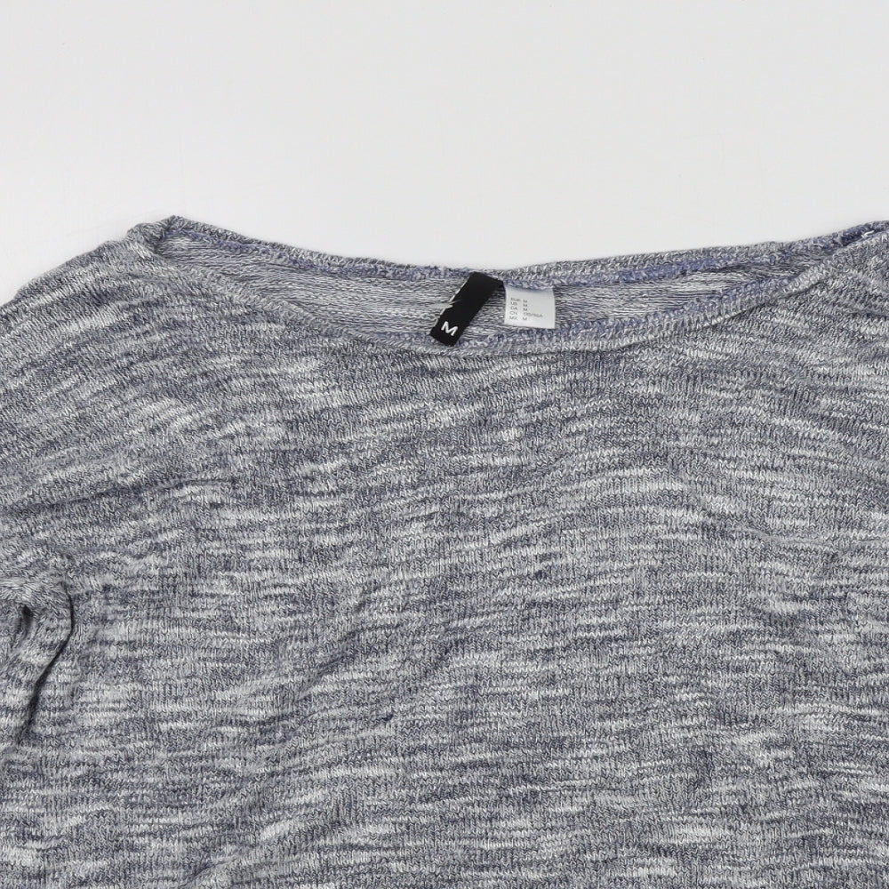 H&M Womens Blue   Pullover Jumper Size M