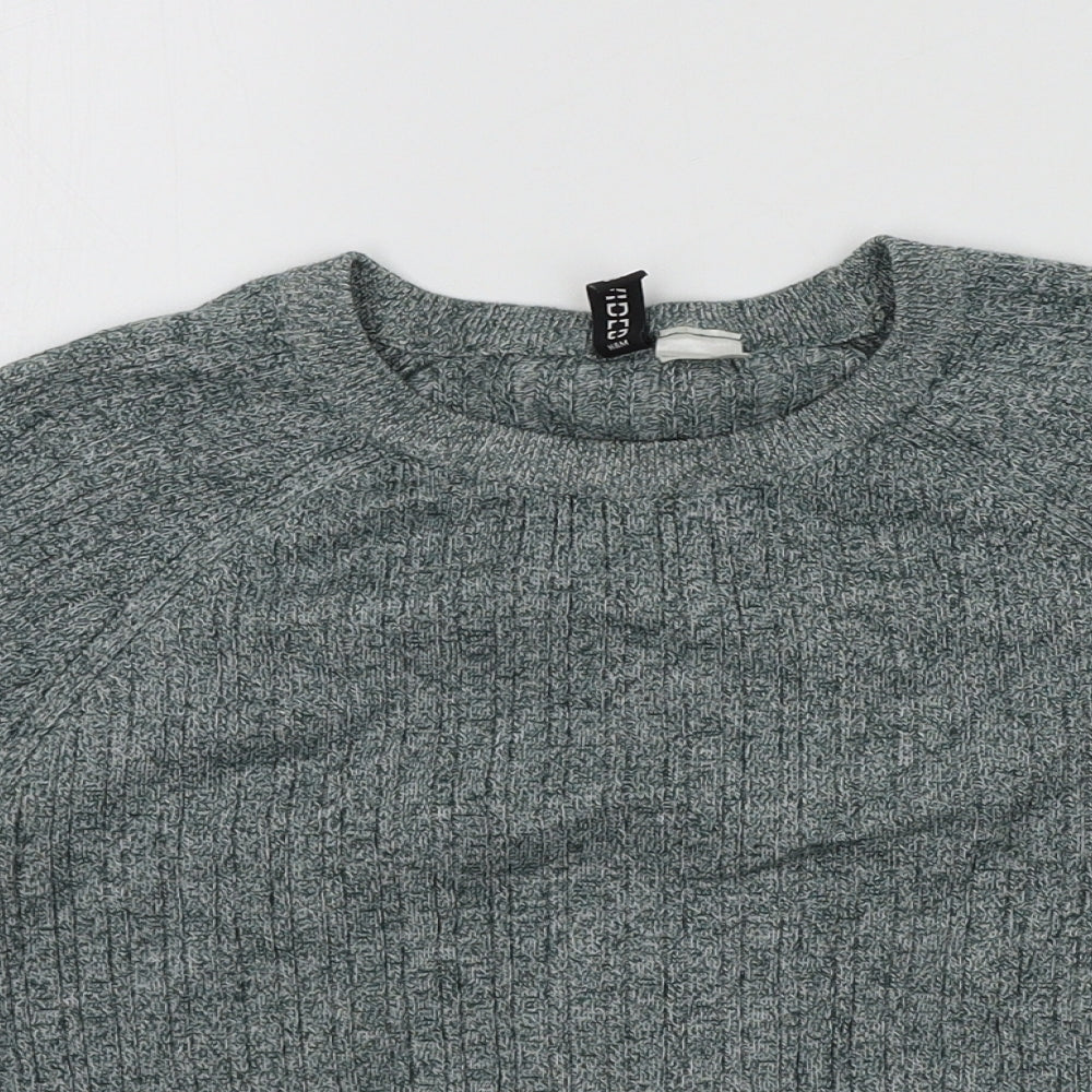 H&M Womens Green   Pullover Jumper Size M