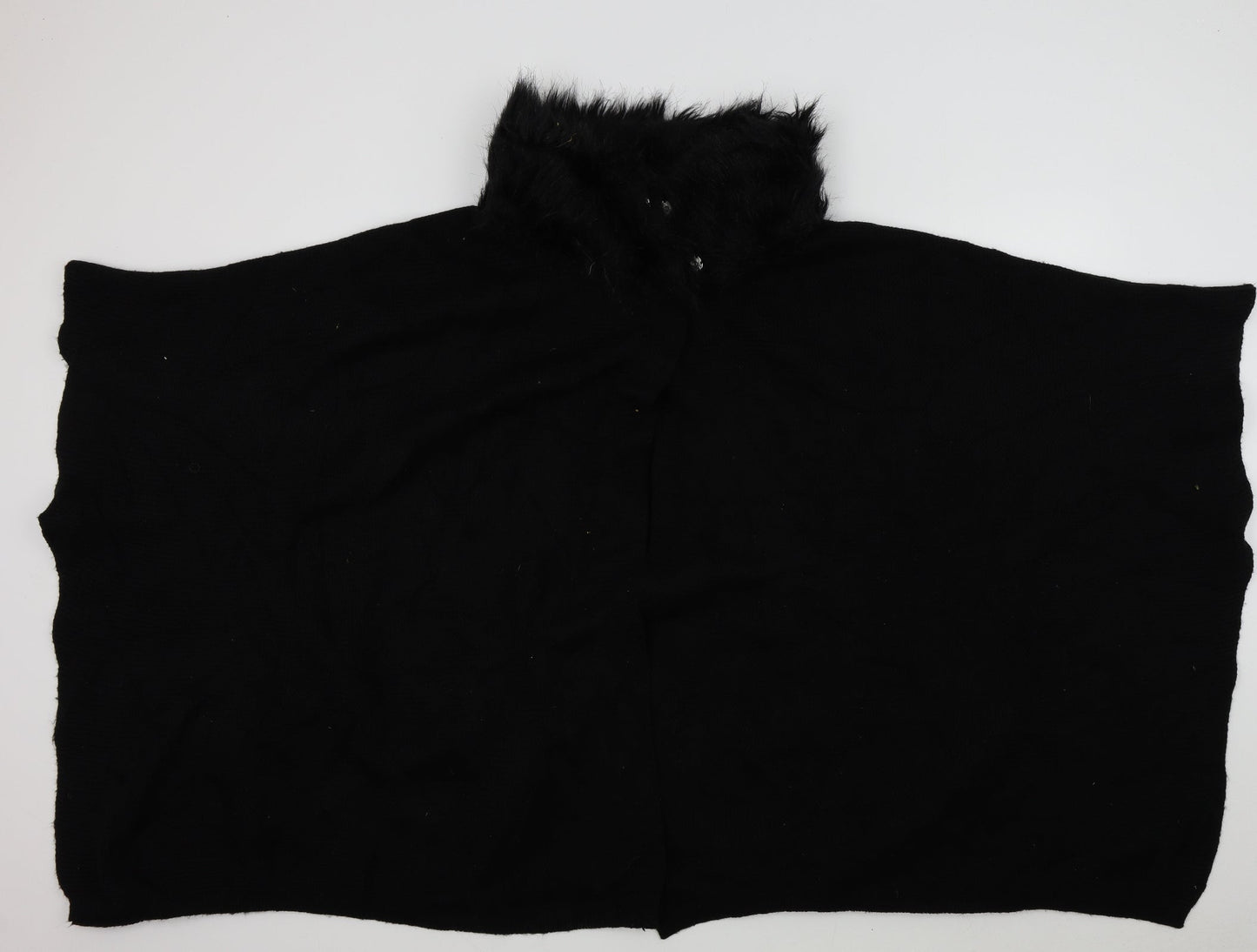 M&S Womens Black   Wrap Jumper One Size
