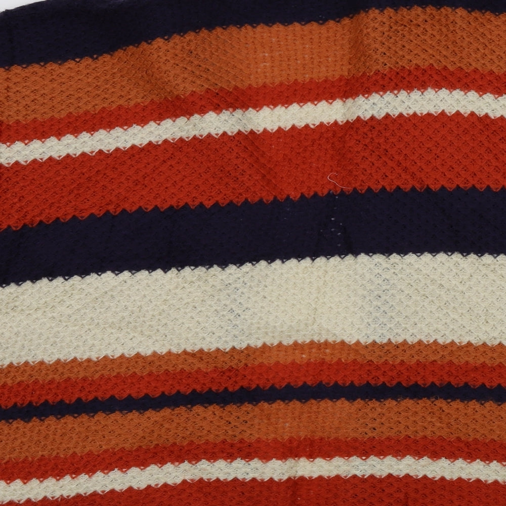 dorothy perking Womens Orange Striped  Cardigan Jumper Size S