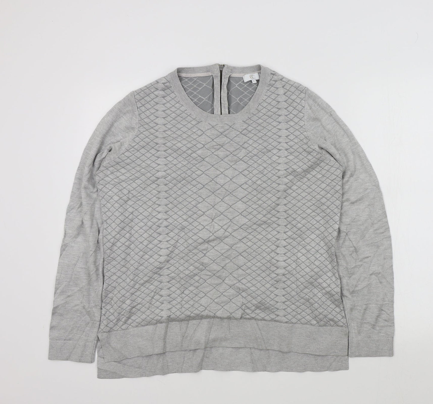 Country Casuals Womens Grey   Pullover Jumper Size L