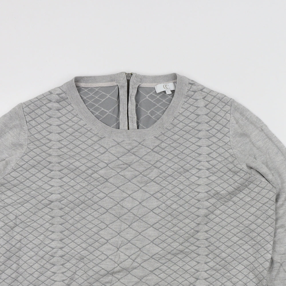 Country Casuals Womens Grey   Pullover Jumper Size L