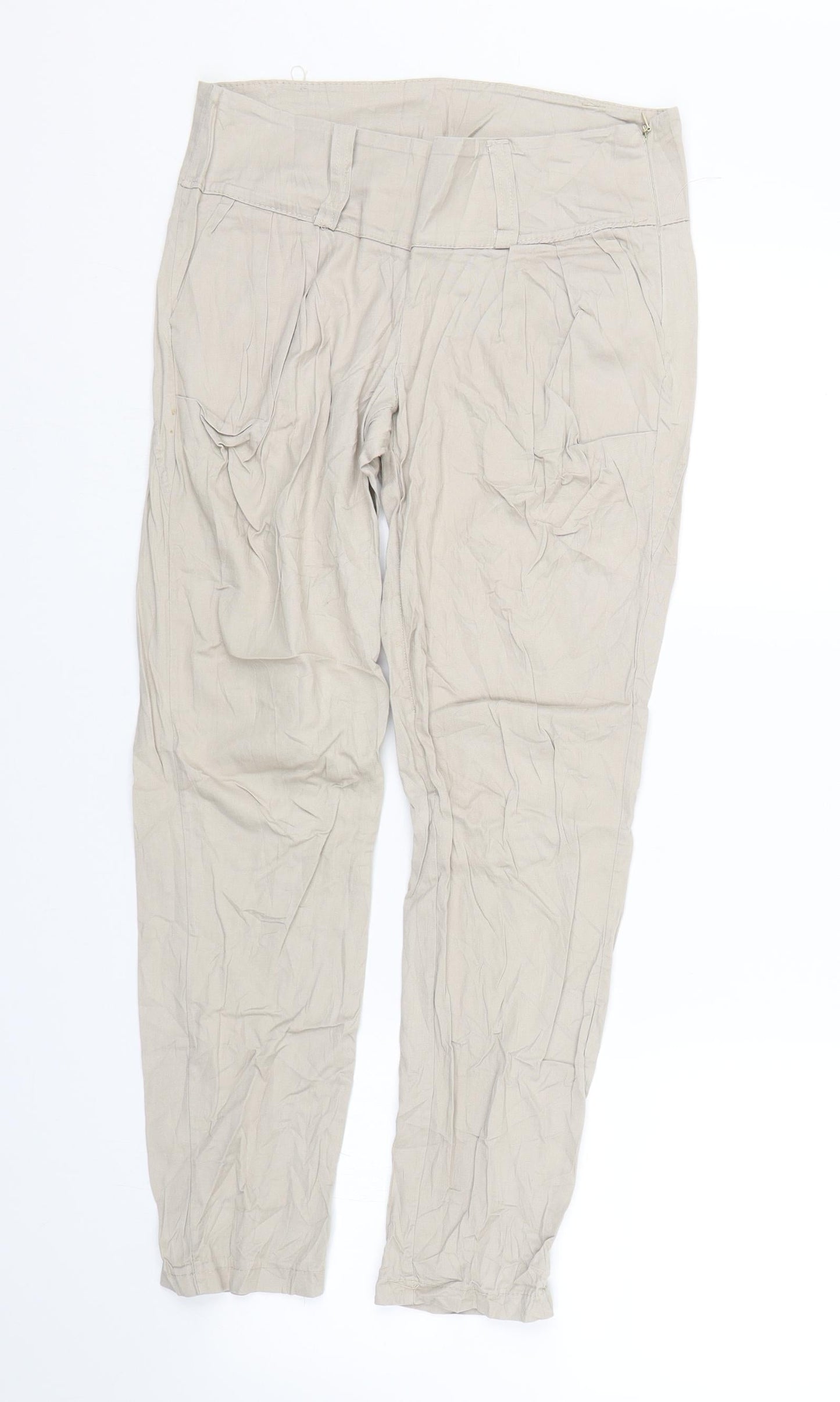 Preworn Womens Beige   Trousers  Size S L25 in