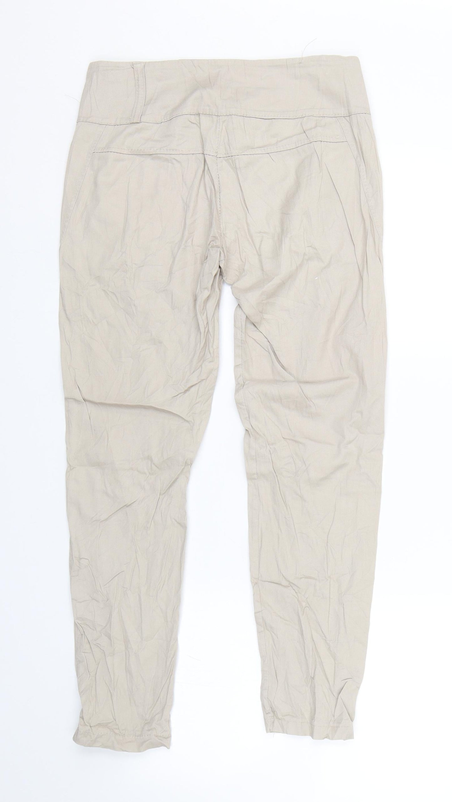 Preworn Womens Beige   Trousers  Size S L25 in