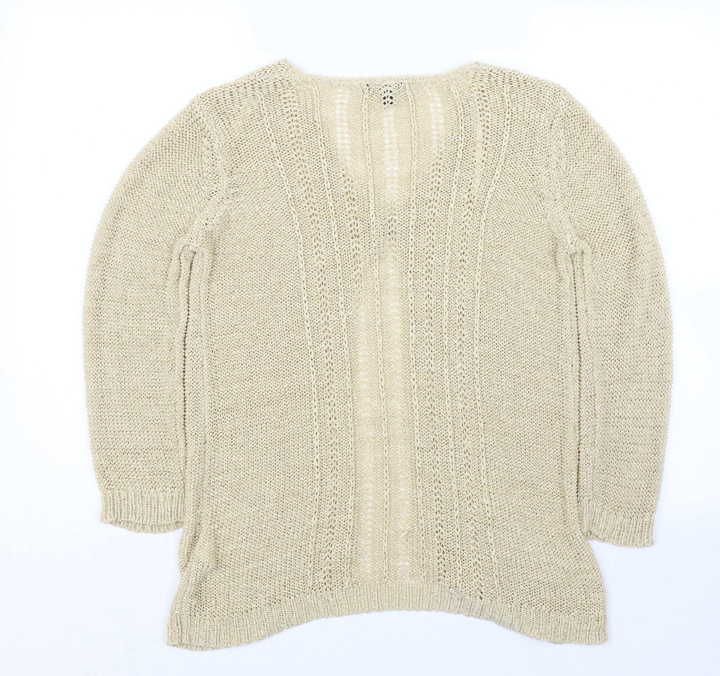 Originals Womens Beige  Knit Cardigan Jumper Size 12