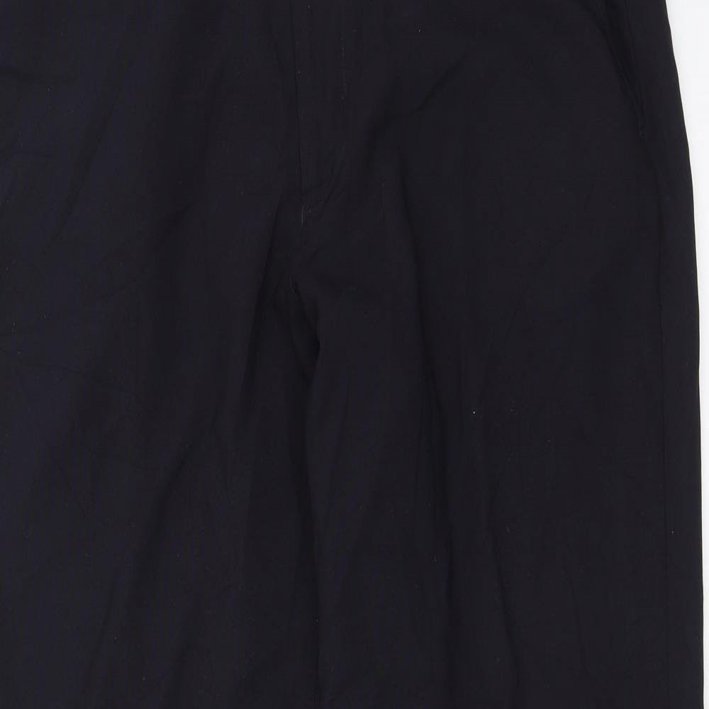 Marks and Spencer Mens Blue   Trousers  Size 34 in L31 in