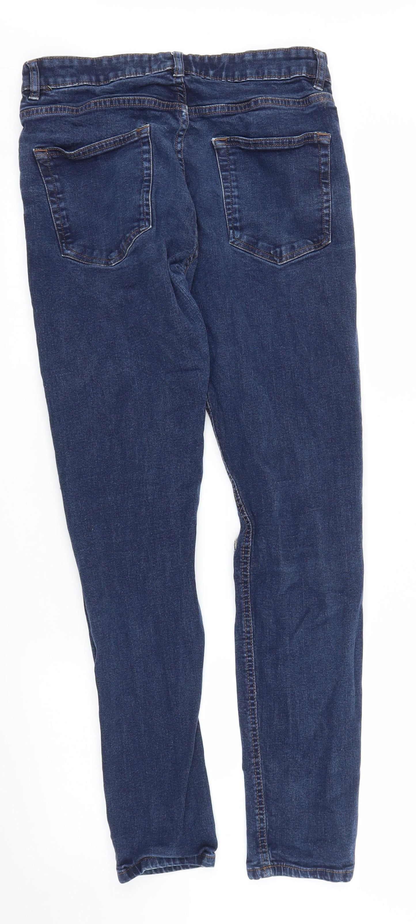 NEXT Mens Blue  Denim Skinny Jeans Size 32 in L28 in