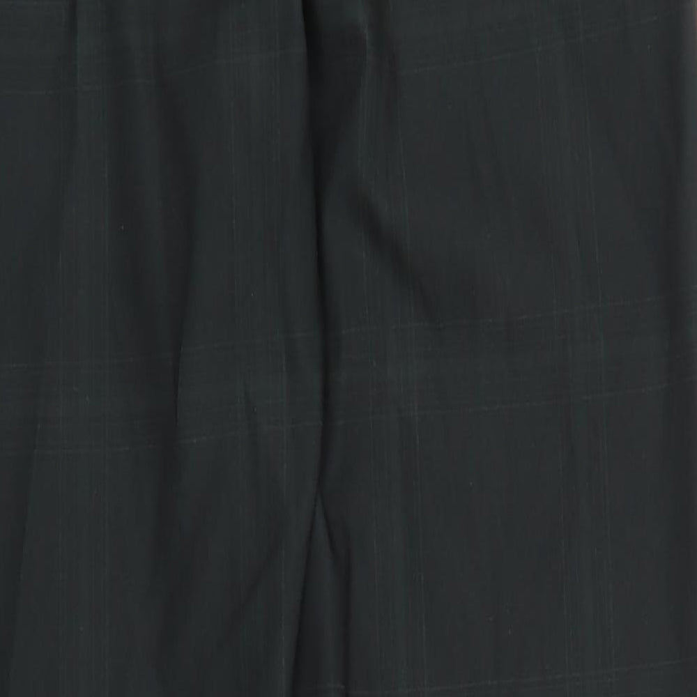 Slazenger Mens Black Plaid  Trousers  Size 32 in L29 in
