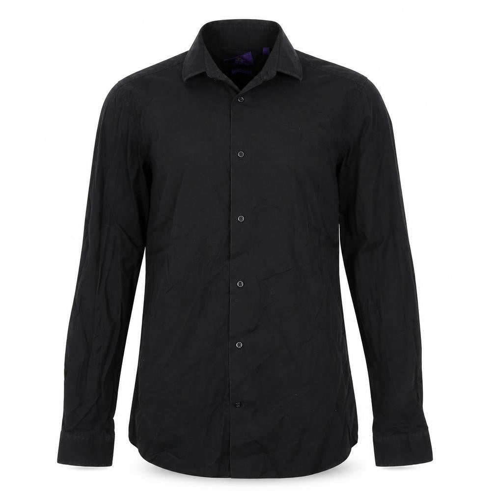 NEXT Mens Black    Button-Up Size 15.5