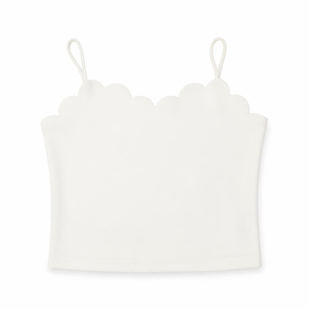 SheIn Girls White   Camisole Blouse Size 7 Years