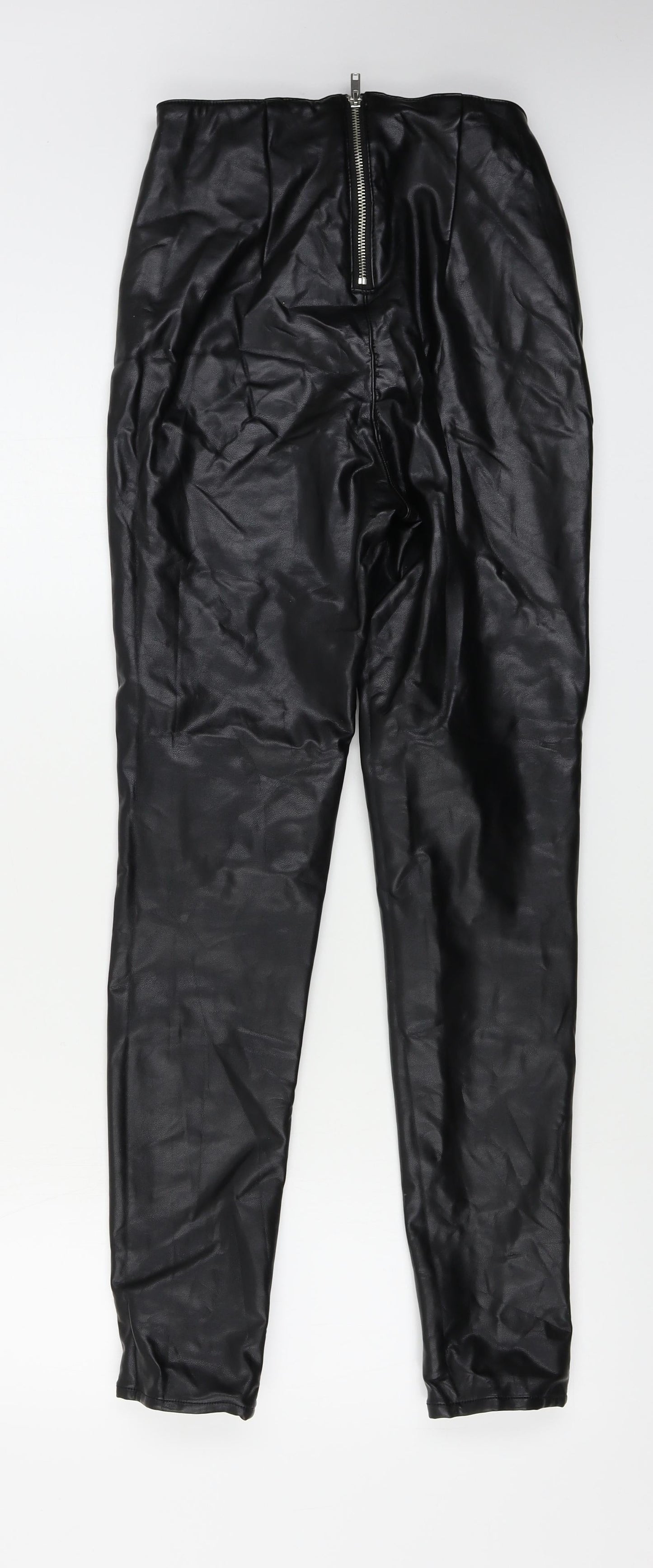H&M  Womens Black   Trousers  Size 6 L27 in