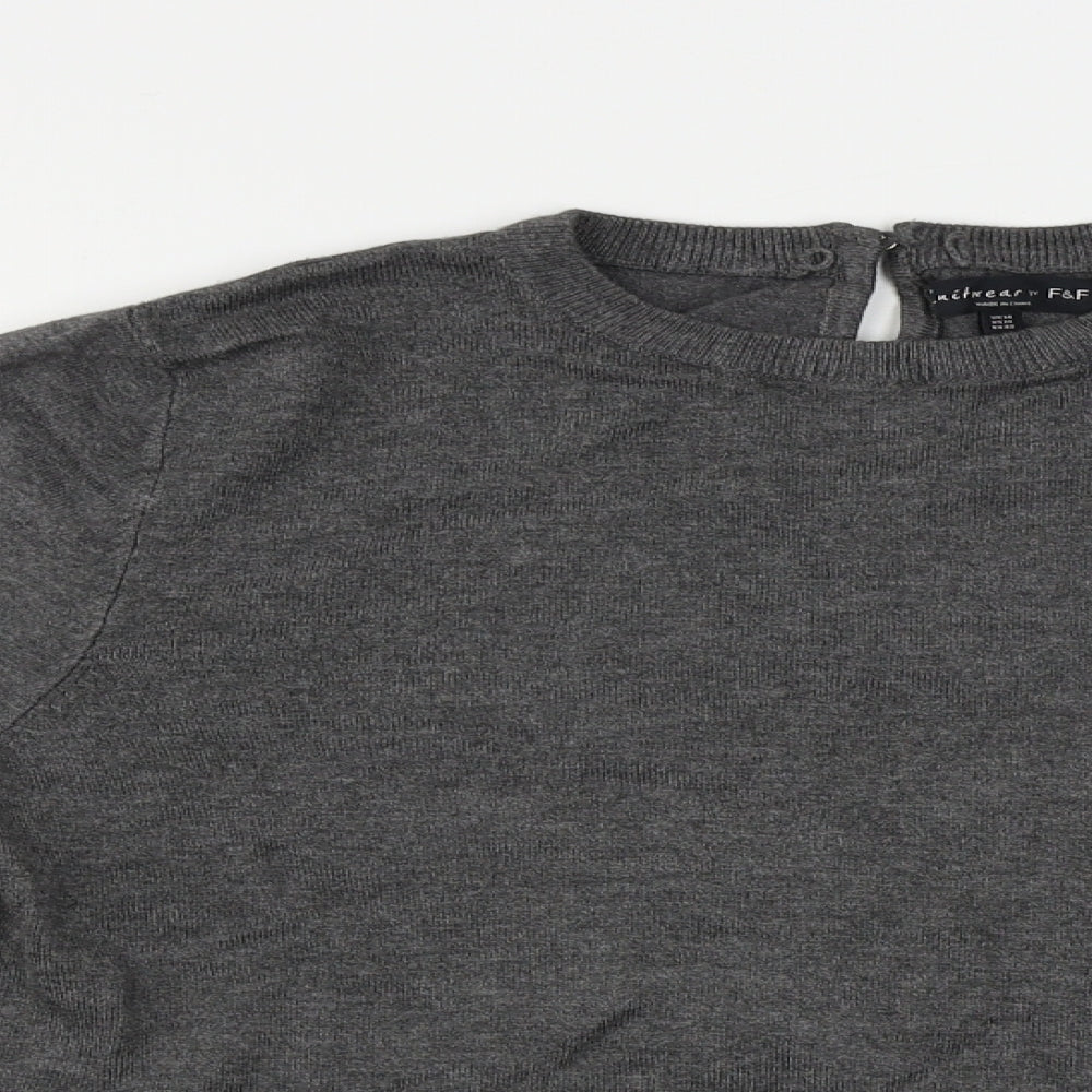 F&F  Womens Grey   Pullover Jumper Size 14
