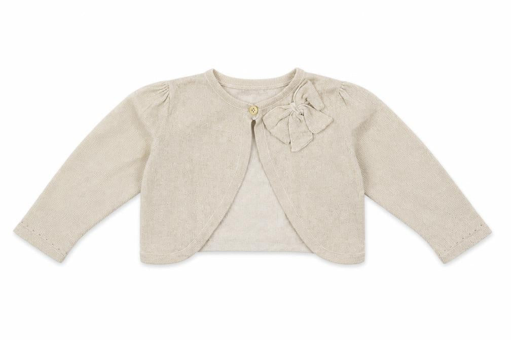 Marks and Spencer  Girls Beige   Wrap Jumper Size 4-5 Years