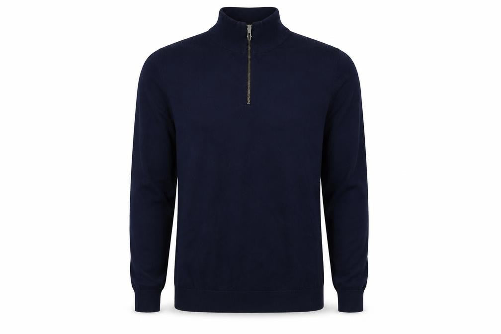 Avenue  Mens Blue   Henley Jumper Size S