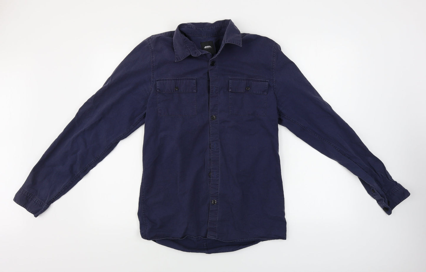 Burton  Mens Blue    Button-Up Size S