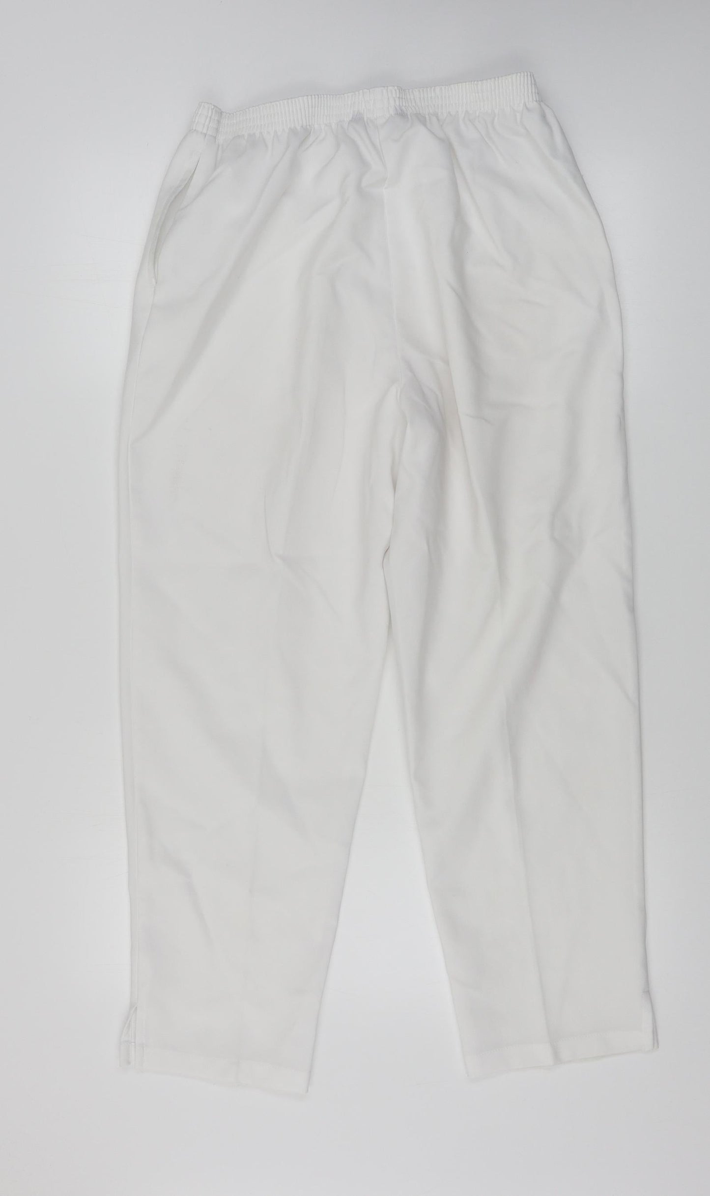 Black Pepper Womens White   Trousers  Size 14 L26 in