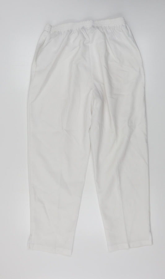 Black Pepper Womens White   Trousers  Size 14 L26 in