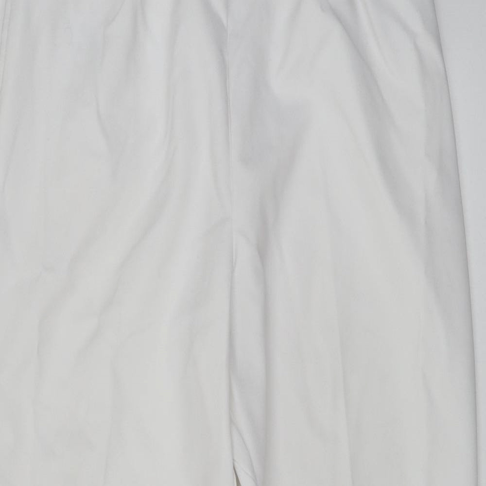 Black Pepper Womens White   Trousers  Size 14 L26 in