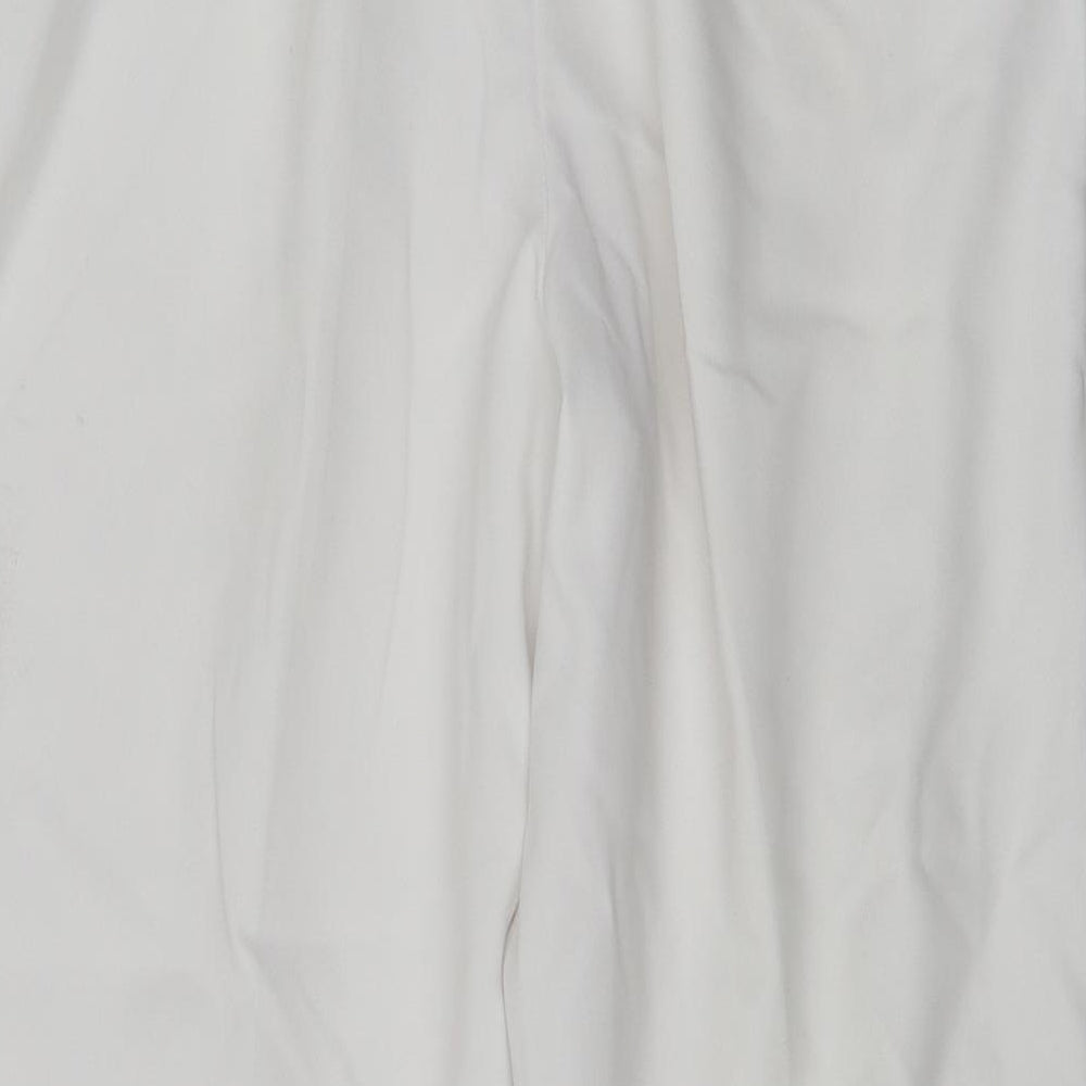 Black Pepper Womens White   Trousers  Size 14 L26 in
