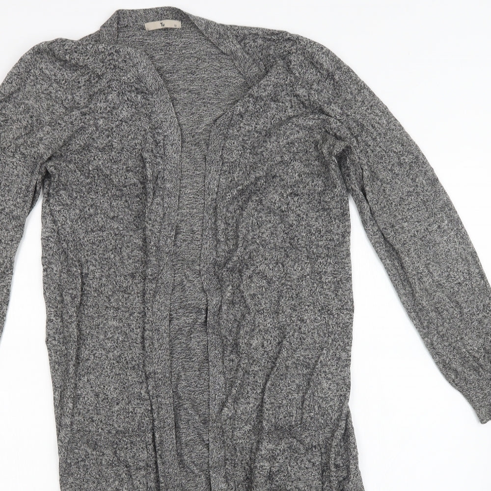 Sainsburys Womens Grey  Knit Cardigan Jumper Size 12