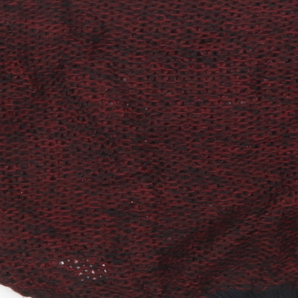 Golddigga Womens Red  Knit Pullover Sweatshirt Size 8
