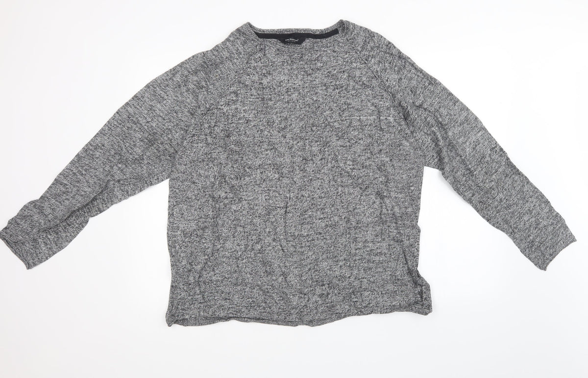 Cedarwood State Mens Grey Knit Pullover Sweatshirt Size XL