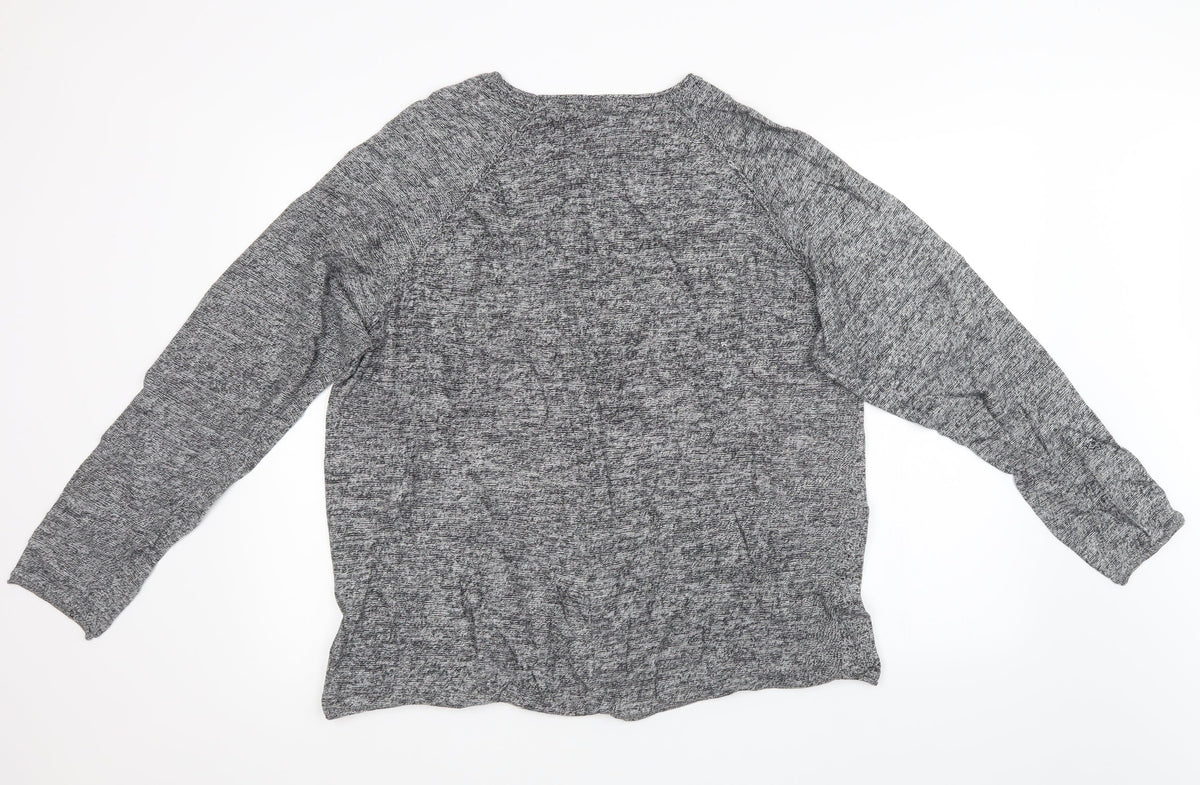 Cedarwood State Mens Grey Knit Pullover Sweatshirt Size XL