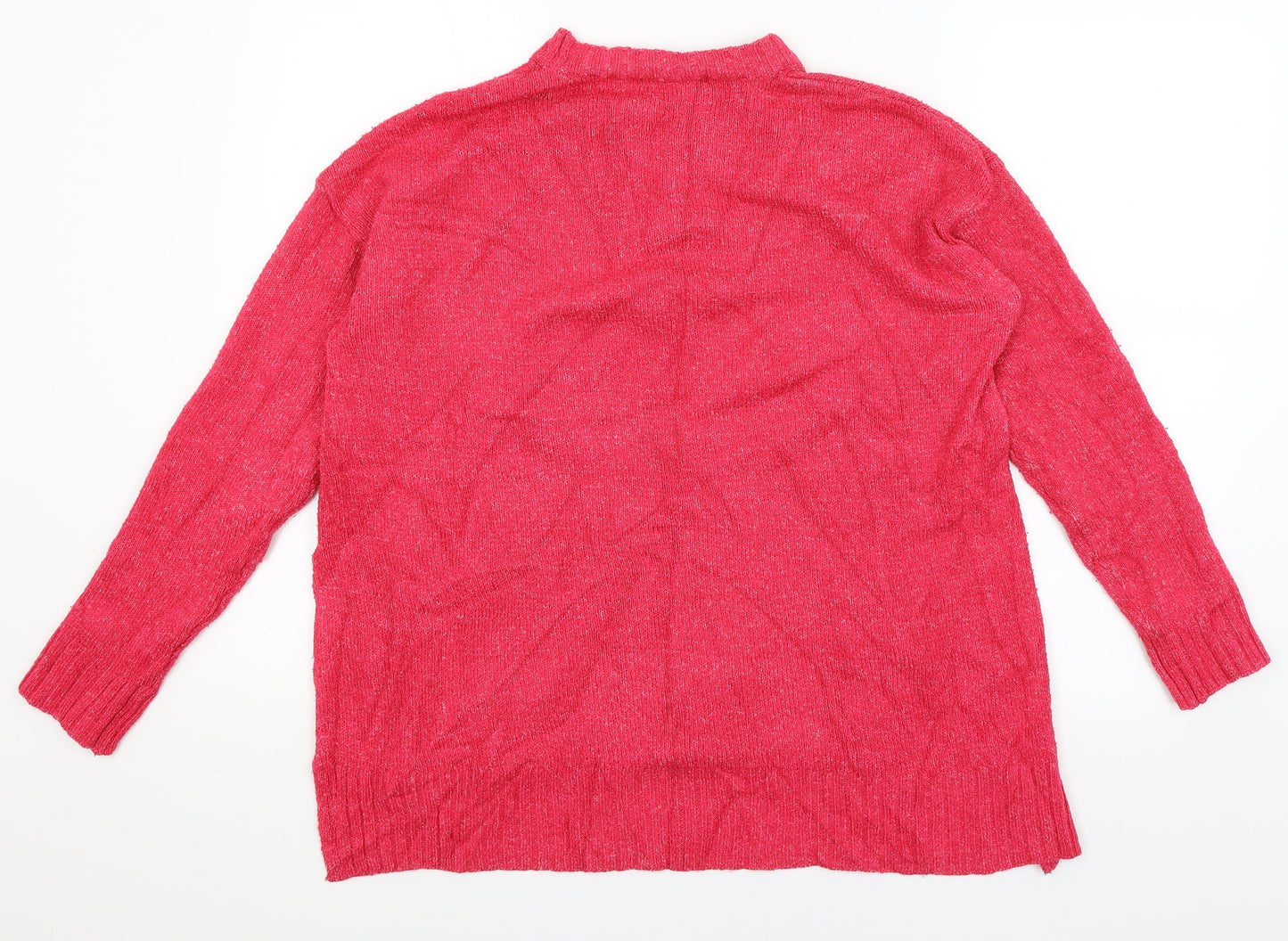M&S Womens Pink   Pullover Jumper Size M