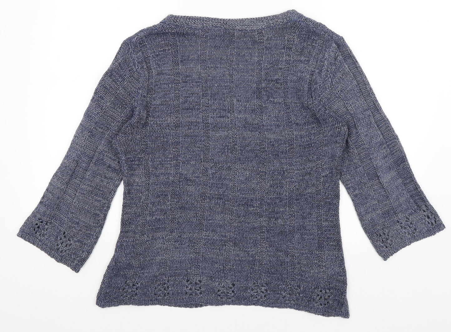 E-vie Womens Blue   Cardigan Jumper Size 18