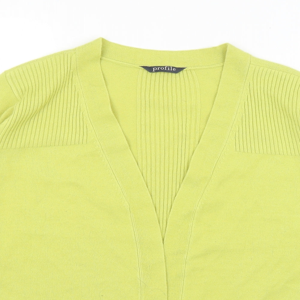 Profile Womens Green   Wrap Jumper Size 20