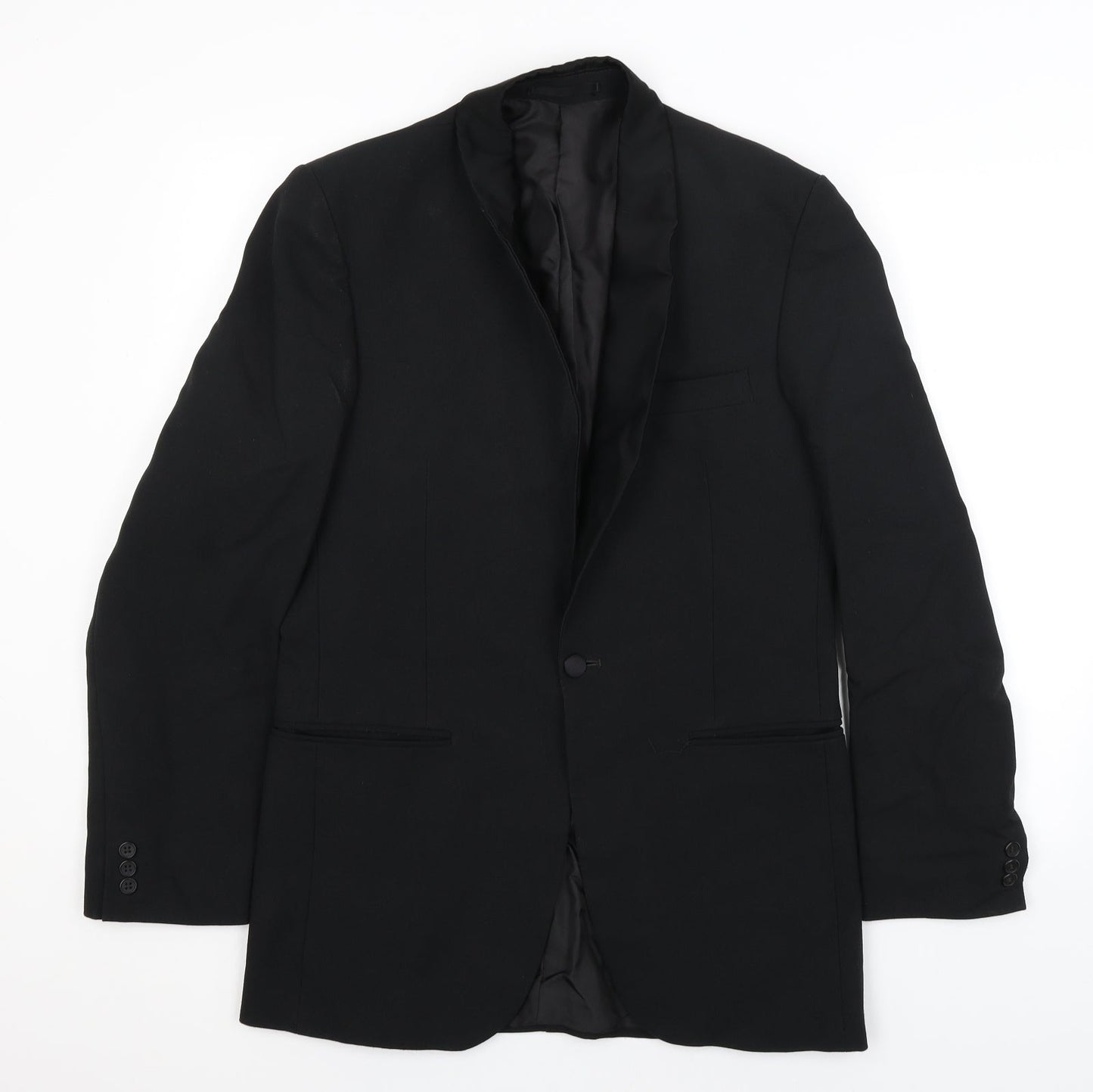 C&A Mens Black   Jacket Blazer Size M