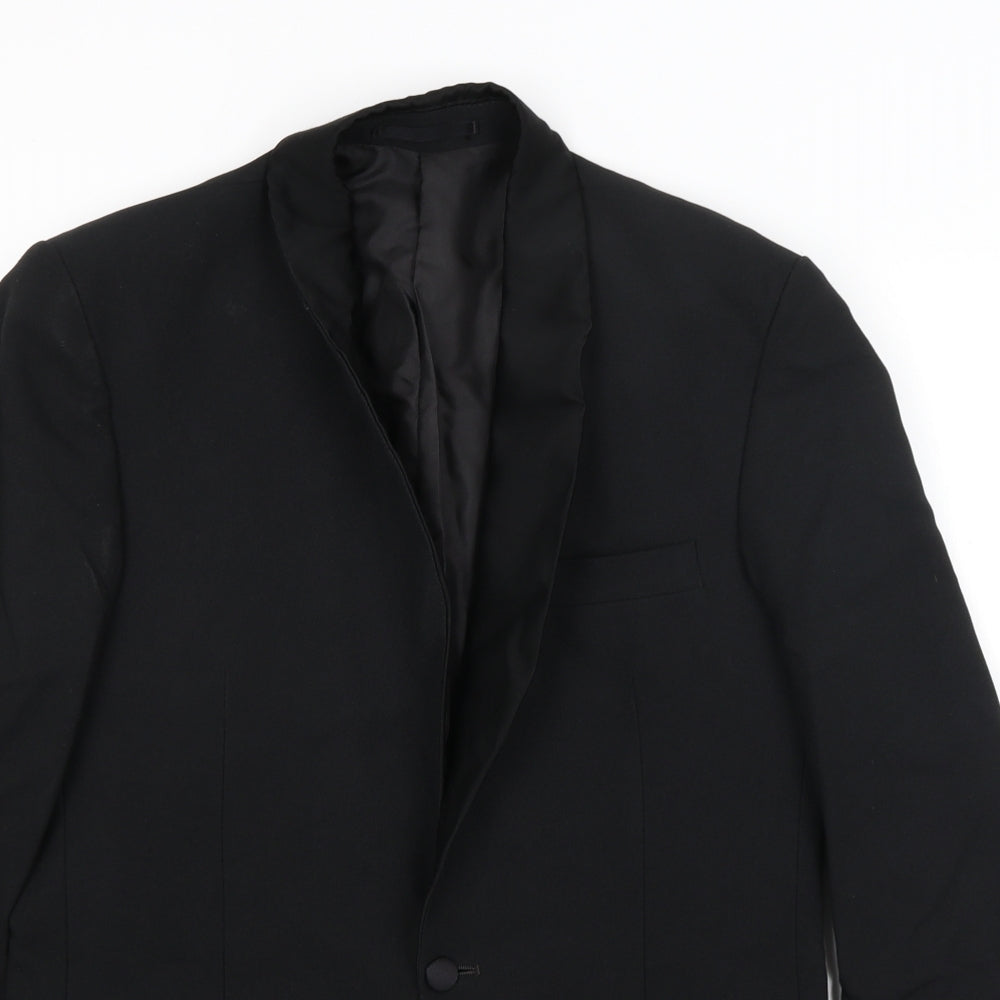 C&A Mens Black   Jacket Blazer Size M