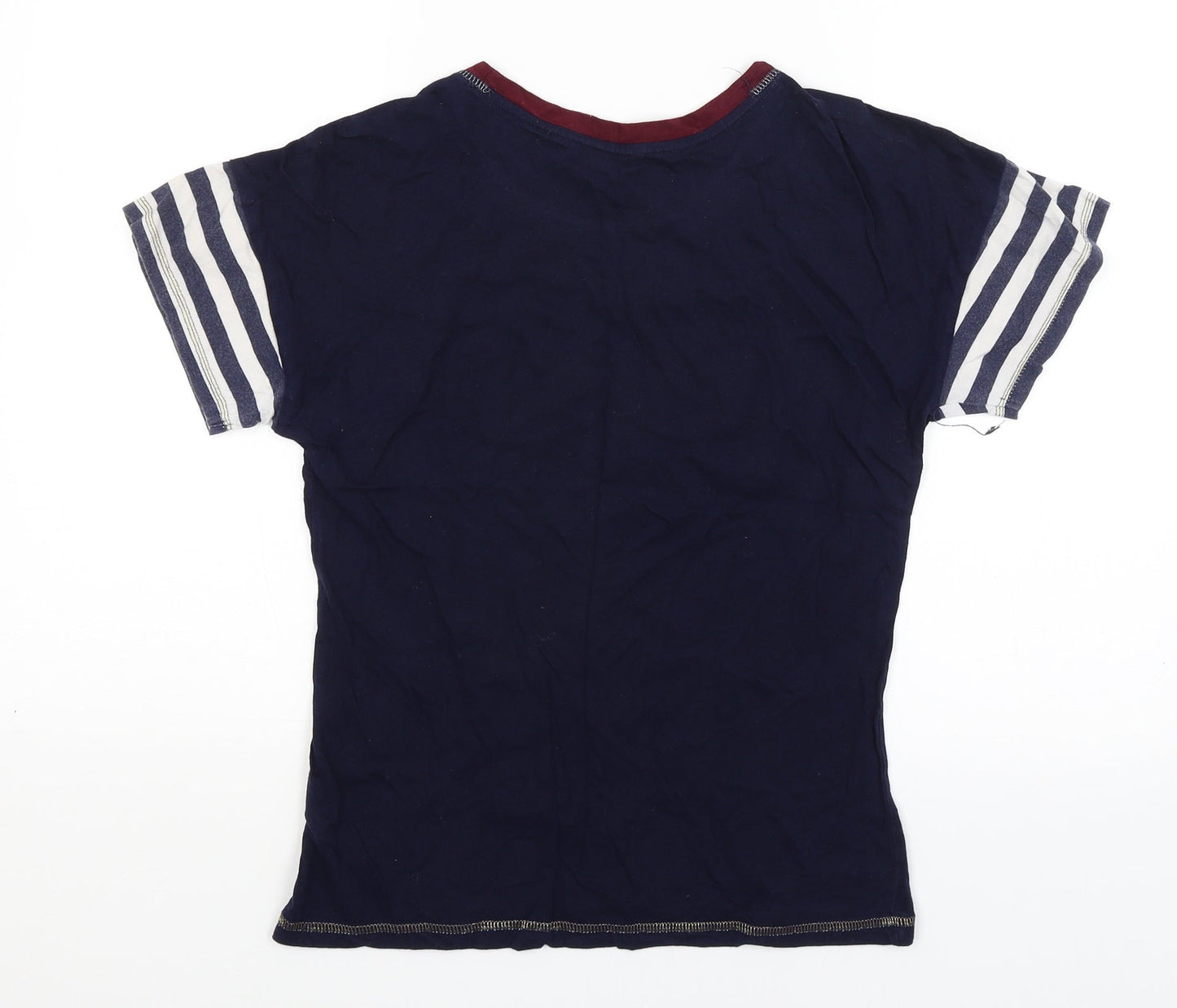 Love to Lounge Womens Blue Solid  Top Pyjama Top Size 6  - Harry Potter