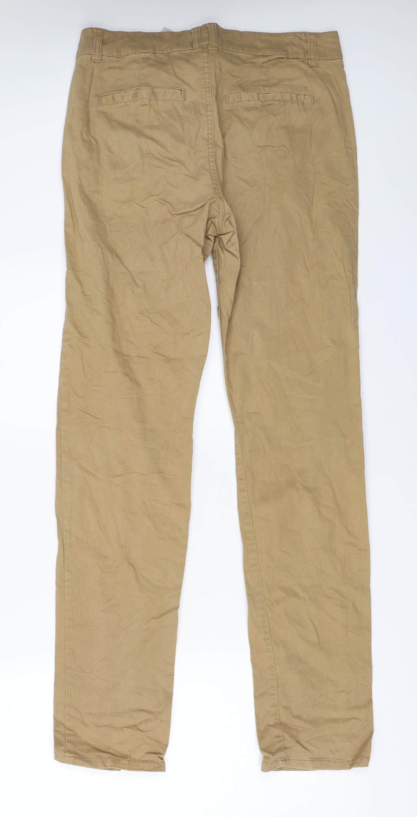 Vera Moda Womens Beige   Chino Trousers Size 36 L32 in