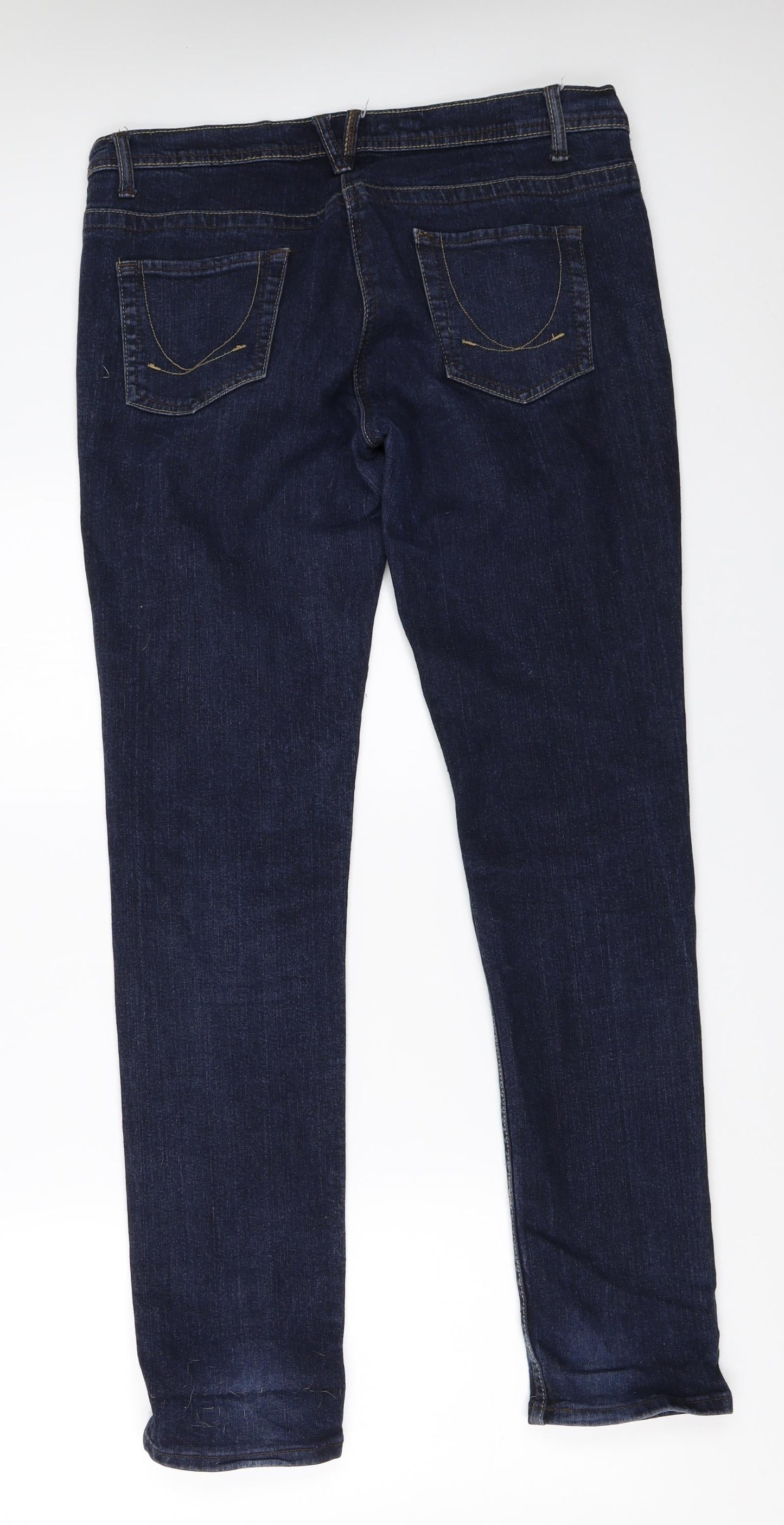 Primark Womens Blue  Denim Skinny Jeans Size 14 L31.5 in