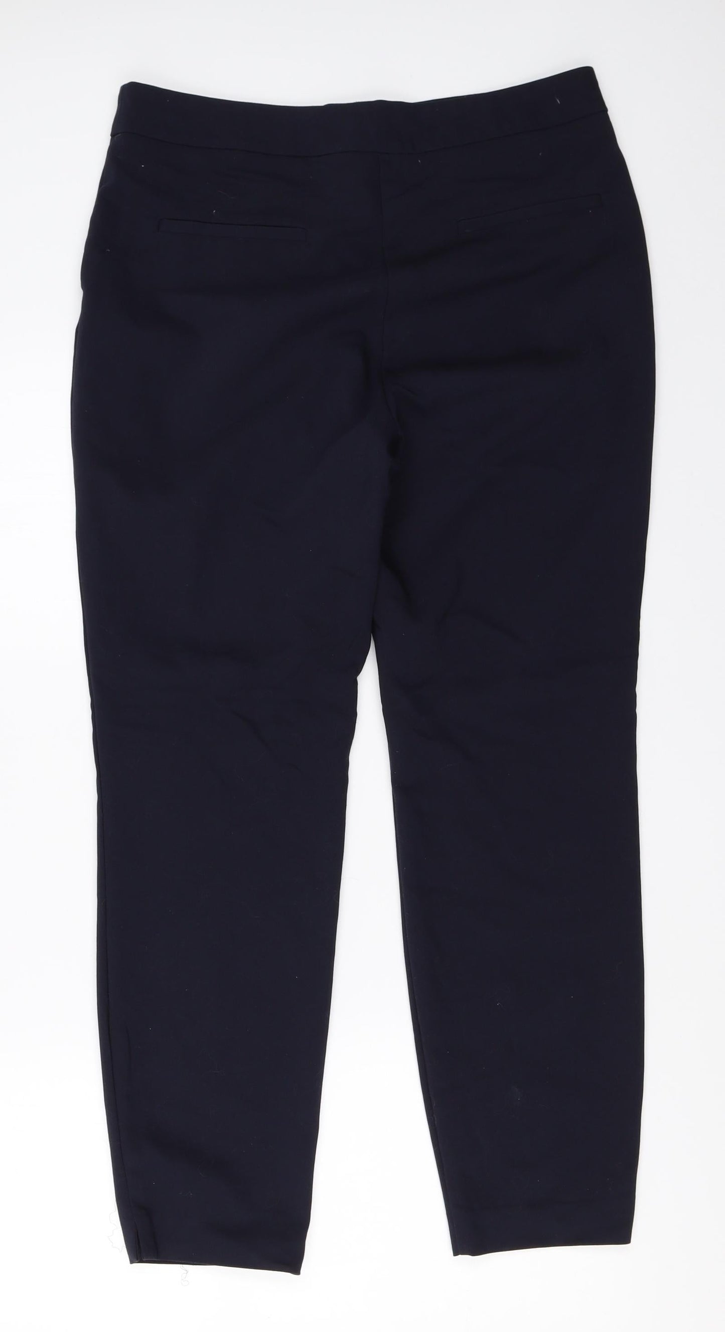 Papaya Womens Blue   Trousers  Size 12 L26.5 in