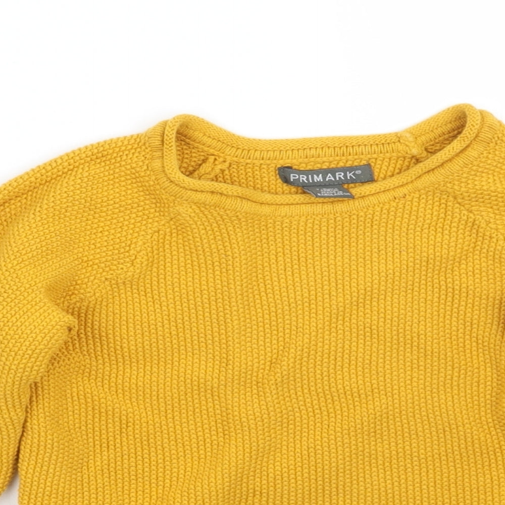 Primark Girls Yellow   Pullover Jumper
