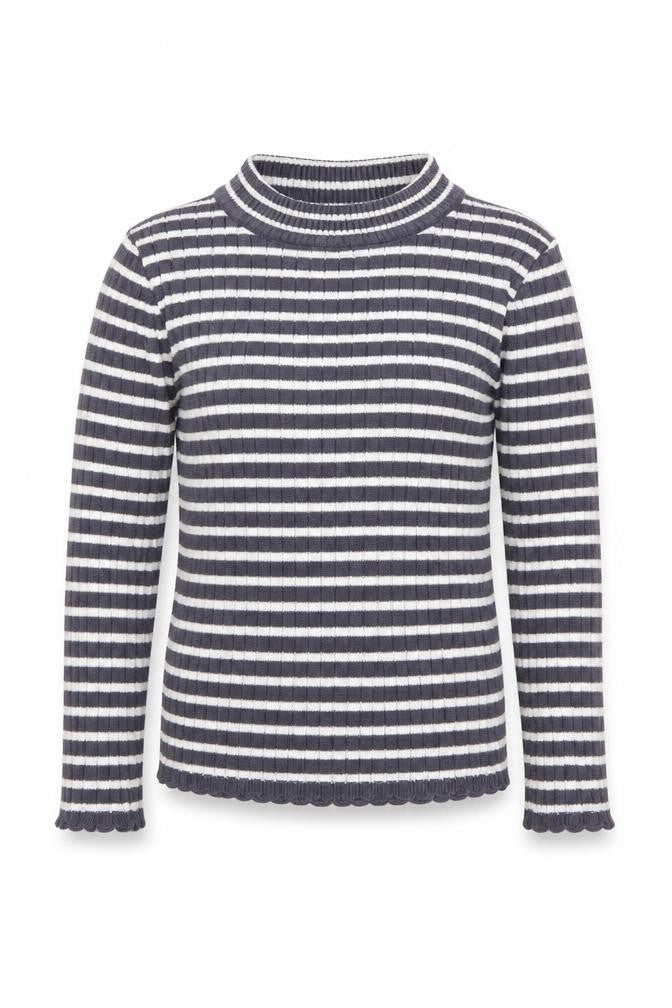TU Girls Blue Striped  Pullover Jumper Size 2 Years