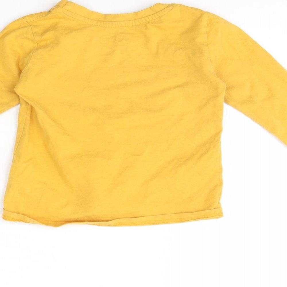 Primark Baby Yellow   Pullover Blouse Size 12 Months  - mummy's superstar