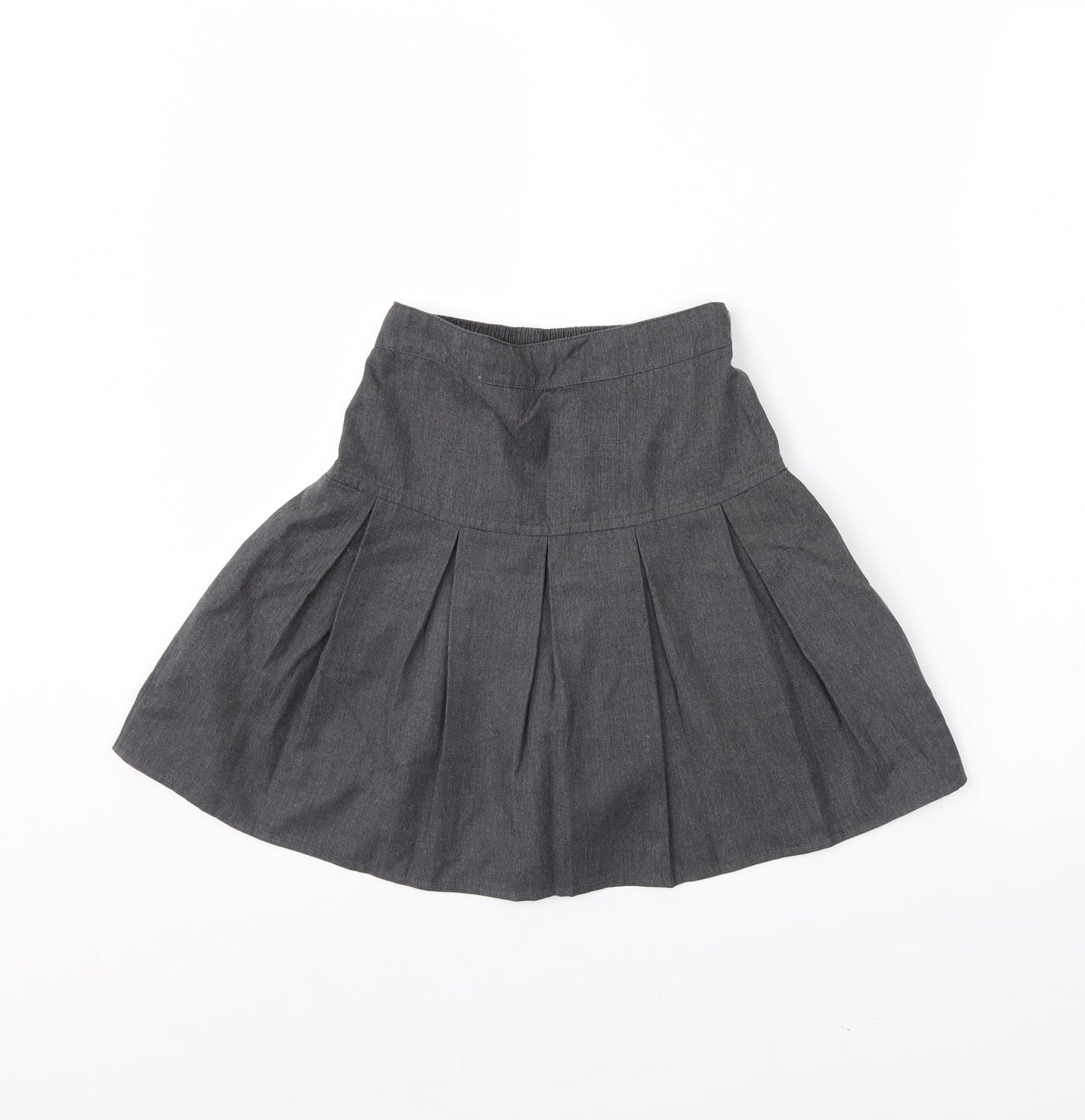 Preworn Girls Grey   Flare Skirt Size 6 Years