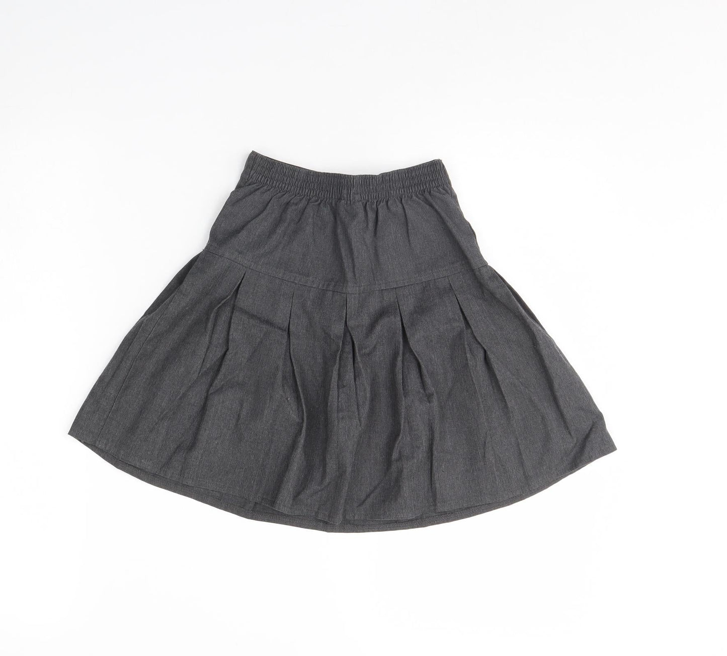 Preworn Girls Grey   Flare Skirt Size 6 Years