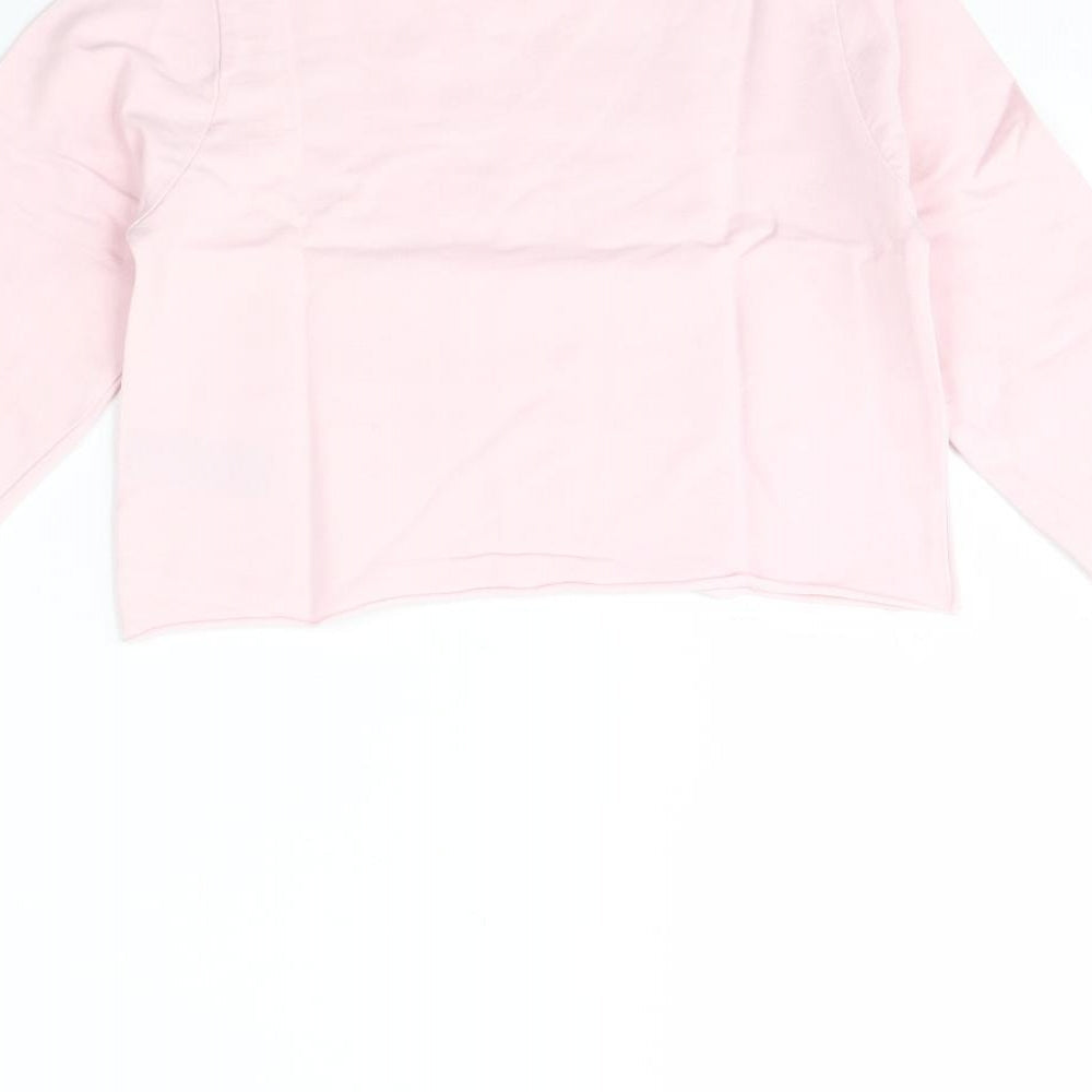 Pep & co Girls Pink   Pullover Jumper Size 7 Years  - fab